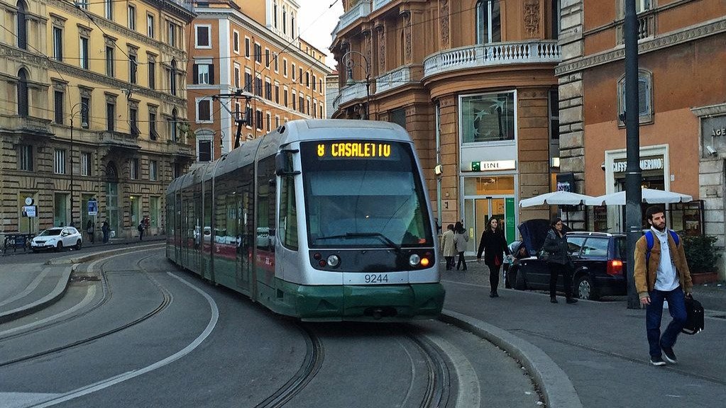 tranvía Roma